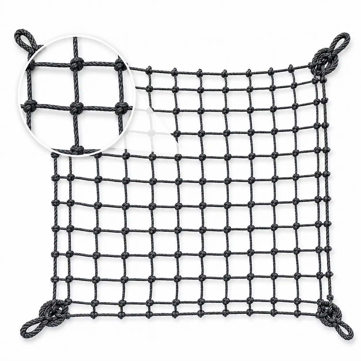 Black Bird Protection Net – 25mm Mesh (1mm Twine) | UV Stabilized Pigeon Safety Net