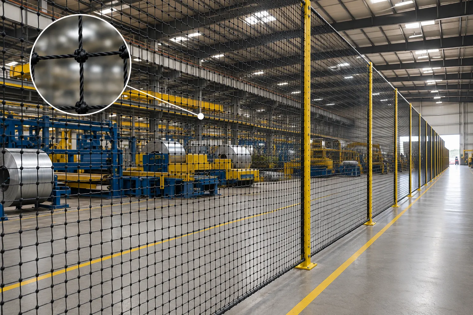 Industrial Safety Barrier Net