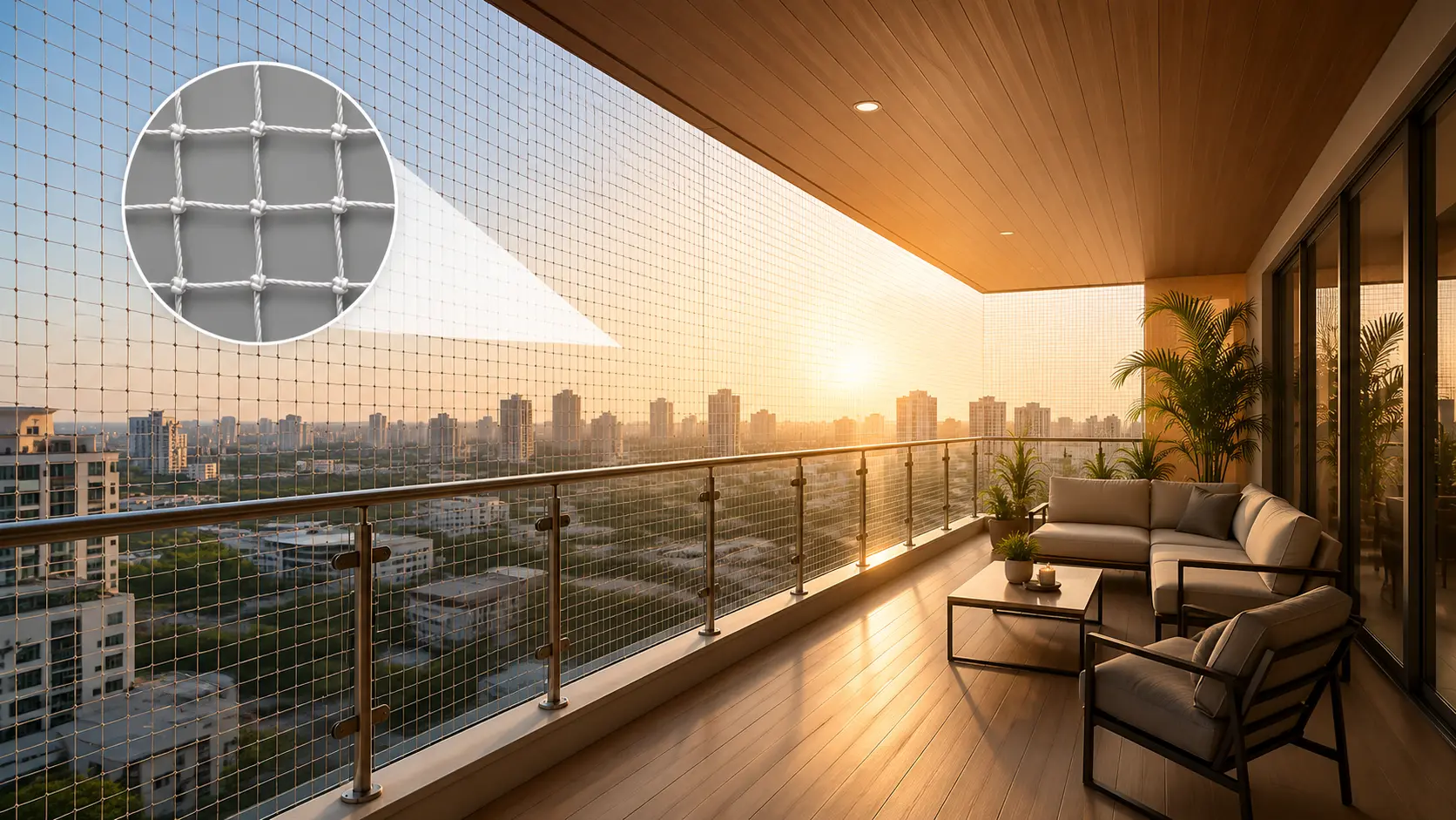 Garware Premium Balcony Safety Net 